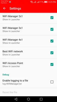 WiFi Manager Pro android App screenshot 1