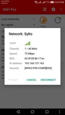 WiFi Manager Pro android App screenshot 3